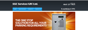SGC Services website design